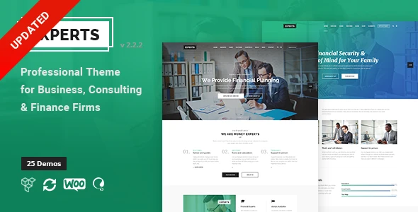 Experts – Business Professional Theme For Finance Firms